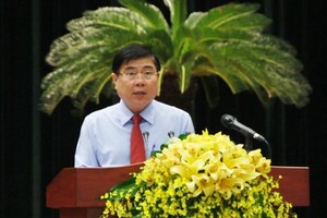 Ông Nguyễn Thành Phong, Ủy viên Ban Chấp hành Trung ương Đảng, Phó Bí thư Thành ủy, Chủ tịch UBND thành phố Hồ Chí Minh nhiệm kỳ 2016- 2021 . Ảnh: VGP/Phan Hoàng 