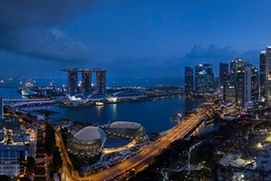 Vịnh Marina của Singapore.