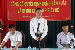 Hapaco quyết định di dời xí nghiệp giấy đế để bảo vệ môi trường