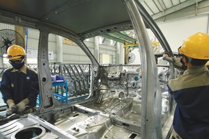 Trường Hải đầu tư cho sản xuất để từng bước thâm nhập vào chuỗi sản xuất của các thương hiệu lớn