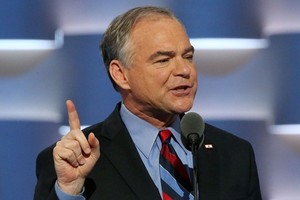 Ứng viên phó tổng thống Mỹ của đảng Dân chủ, ông Tim Kaine. Ảnh:Time