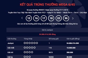 Thêm người Việt trúng gần 55 tỷ đồng xổ số kiểu Mỹ