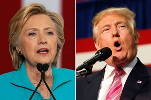 Hillary Clinton vàDonald Trump. Ảnh: AP