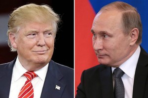 Ông Trump và ông Putin. Ảnh:AP