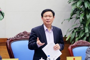 Phó Thủ tướng Vương Đình Huệ phát biểu tại phiên họp. Ảnh: VGP/Thành Chung