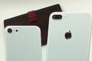 Hình ảnh iPhone 7 và iPhone 7 Plus màu trắng bóng rò rỉ.
