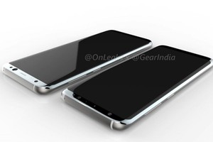 Ảnh dựng thiết kế mới của S8. Ảnh: OnLeaks.