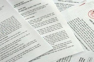 Chi soạn thảo Thông tư từ 2,7-3,2 triệu đồng/dự thảo