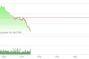 Phiên sáng 23/2: Leo lên “cos” 720, VN-Index trượt chân rơi mạnh