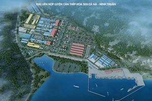 Hình ảnh 3D dự án Khu liên hợp luyện cán thép Cà Ná – Ninh Thuận.