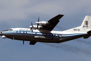 Máy bay quân sự chở 122 người rơi ở Myanmar