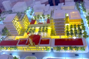 Phương án thiết kế Trung tâm hành chính TP HCM được lãnh đạo thành phốchọn hồi năm 2015. Ảnh:Trung Sơn