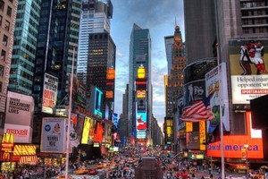 Quảng trường Thời đại ở thành phố New York, Mỹ. Ảnh:Wikipedia.