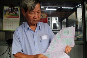 Ông Hoàng Văn Lục gửi hơn 8 tỷ đồng vào Quỹ tín dụng nhân dân Thái Bình. Ảnh:Phước Tuấn.