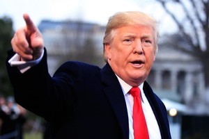 Tổng thống Mỹ Donald Trump tại Washington hồi tháng 12/2017. Ảnh:AP.