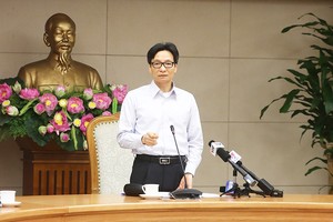 Phó Thủ tướng Vũ Đức Đam phát biểu tại cuộc họp. Ảnh: VGP/Tuấn Minh