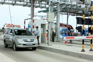 Bộ Tài chính quy định khoảng cách tối thiểu giữa hai trạm thu phí là 70 km. Ảnh:Đ.L