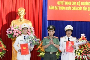Trao quyết định bổ nhiệm lãnh đạo Công an tỉnh Quảng Ninh