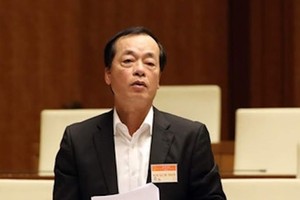 Ông Phạm Hồng Hà,Bộ trưởng Xây dựng.Ảnh: Cổng thông tin Quốc hội