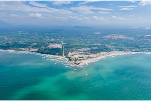 Mũi Hòn Lan - địa điểm theo quy hoạch sẽ trở thành một trong hai bến du thuyền tiêu chuẩn quốc tế tại khu vực Kê Gà