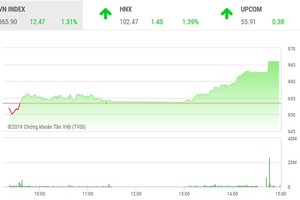 Phiên chiều 4/12: HDB nổi sóng, VN-Index thăng hoa