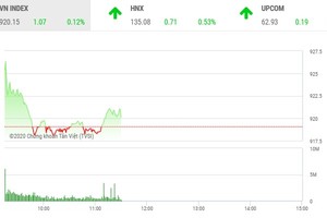 Giao dịch chứng khoán sáng 30/10: VIC và HDB khởi sắc giúp VN-Index giữ được sắc xanh