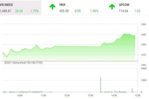 Giao dịch chứng khoán chiều 24/11: Cổ phiếu vua kéo VN-Index lập đỉnh mọi thời đại