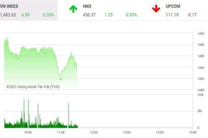 Giao dịch chứng khoán phiên sáng 22/12: Tiền ồ ạt vào mã nóng, VN30 níu chân VN-Index