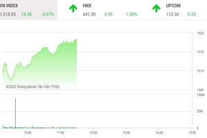 Phiên giao dịch chứng khoán sáng 23/2: Dầu khí nổi sóng, VN-Index bật tăng mạnh