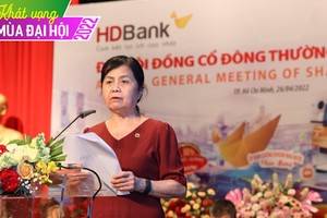 Bà Lê Thị Băng Tâm không tham gia HĐQT HDBank nhiệm kỳ mới.