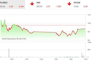 Phiên giao dịch chiều 26/10: Dòng tiền lại đột ngột mất hút 