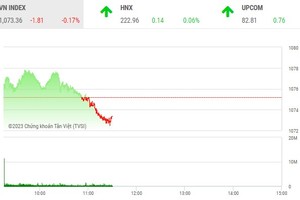 Giao dịch chứng khoán phiên sáng 1/6: Nhà đầu tư đặt cược lớn vào nhóm bất động sản vừa và nhỏ