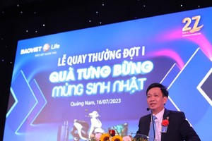 Bảo Việt Nhân thọ quay thưởng đợt 1 chương trình khuyến mại “Quà tưng bừng - Mừng sinh nhật”