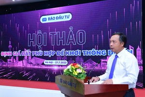 Ông Lê Trọng Minh, Tổng Biên tập Báo Đầu tư phát biểu khai mạc Hội thảo. Ảnh: Dũng Minh