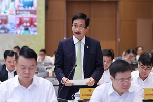 Chủ tịch HĐQT Novaland Bùi Thành Nhơn phát biểu tại Hội nghị chiều 3/8. Ảnh: VGP