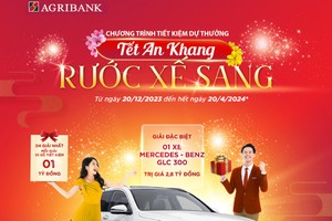 “Tết An Khang- Rước Xế Sang” cùng Agribank với tổng giá trị giải thưởng lên tới trên 18 tỷ đồng