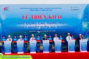 Toàn cảnh Lễ triển khai thi công xây dựng các hạng mục dự án Nhà máy Nhiệt điện Na Dương II tại tỉnh Lạng Sơn