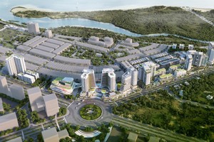 Phối cảnh tổng thể Khu C – Dự án Khu đô thị Bắc Vũng Tàu.