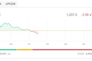 Phiên giao dịch sáng 7/8: Nhà đầu tư muốn thoát hàng, VN-Index quay đầu giảm điểm