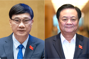 Tân Phó chủ tịch Quốc hội Vũ Hồng Thanh, Lê Minh Hoan.