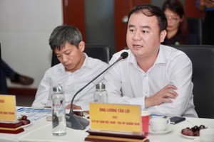 Ông Lương Tấn Lợi, Chủ tịch Hội đồng quản trị kiêm Giám đốc Công ty cổ phần Sâm Việt Nam - Trà My Quảng Nam. Ảnh: Nguyệt Nhi