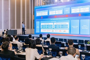 Ông Phạm Minh Thắng, Tổng giám đốc ELCOM chia sẻ nền tảng công nghệ vững chắc của doanh nghiệp.