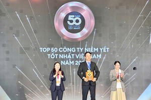 Bảo Việt (BVH) liên tiếp được vinh danh trong “Danh sách 50 công ty niêm yết tốt nhất Việt Nam” (Forbes) từ 2013