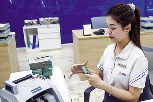 Mặc dù tín dụng tăng cao, nhưng vốn vẫn nắn đúng hướng vào lĩnh vực ưu tiên. Ảnh: Đức Thanh