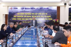 EVN họp nghiệm thu cấp chủ đầu tư công trình Nhà máy thuỷ điện Hoà Bình mở rộng. 
