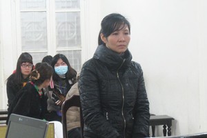 Bị cáo Hường tại tòa