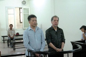 Các bị cáo tại tòa