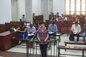 Bị cáo Châu Thị Thu Nga.