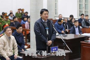 Bị cáo Đinh La Thăng. Ảnh TTXVN