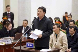 Bị cáo Đinh La Thăng. Ảnh TTXVN.